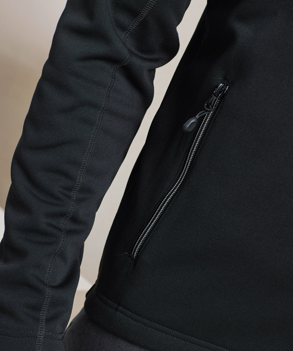 Men's spun-dyed sustainable zip-through sweatshirt