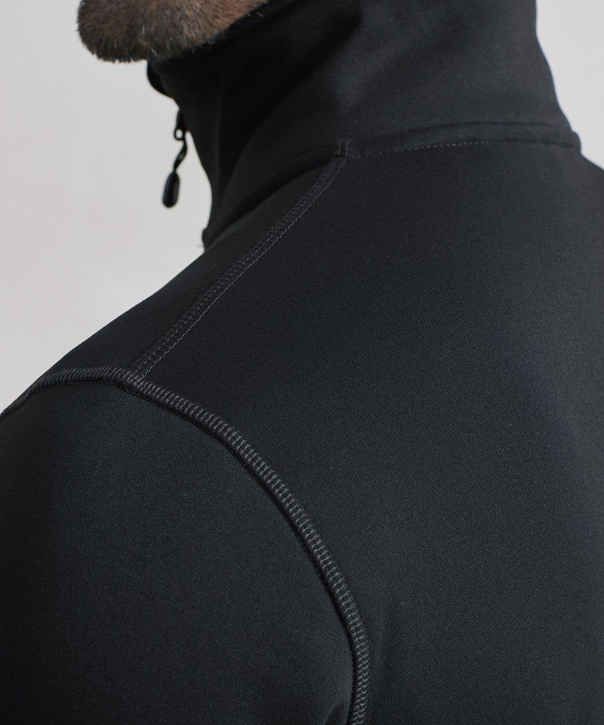 Men's spun-dyed sustainable zip-through sweatshirt