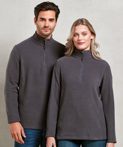 Unisex ‘Recyclight’ 1/4 zip microfleece