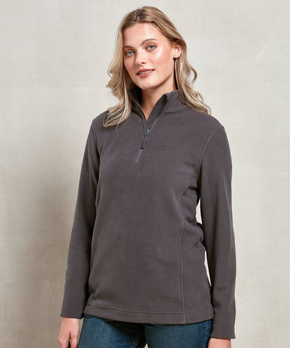 Unisex ‘Recyclight’ 1/4 zip microfleece