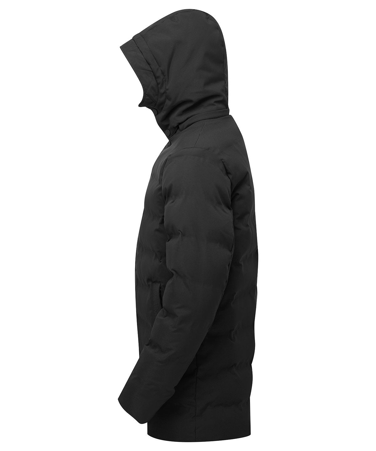Recycled bonded longline padded jacket - New Wave Society