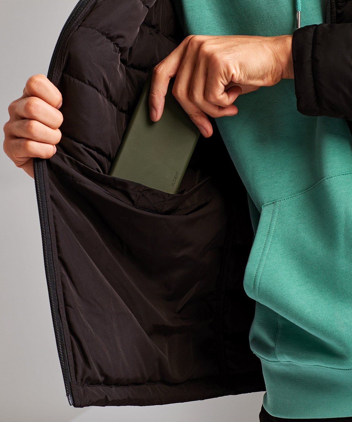 Delmont recycled padded jacket - New Wave Society